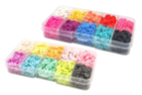 Lot de 2 valisettes de perles heishi - 3000 perles - Perles Heishi et coquillages 51624 - 10doigts.fr