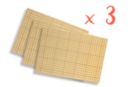 Cartes fortes double-face adhésives - 20 x 30 cm - Lot de 9 cartes - Adhésifs transparents 16468 - 10doigts.fr