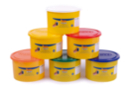 Pâtes à modeler (dès 2 ans) - 6 pots de 460 gr - Pâtes à modeler bébé 13567 - 10doigts.fr