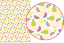 Magic Paper Fruits exotiques - Papiers à motifs 29024 - 10doigts.fr