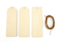 Marque-pages en bois - 3 pièces - Objets bois pour le bureau - 10doigts.fr