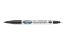 Marqueur permanent noir double pointe - extra fine / fine - Marqueurs permanents 59369 - 10doigts.fr
