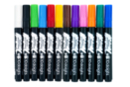 Marqueurs peinture - Set de 12 couleurs assorties  - Marqueur peinture - 10doigts.fr