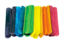 Bâtons d'esquimaux en bois coloré 15 cm - 50 pièces - Accessoires en bois 59434 - 10doigts.fr