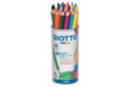Maxi crayons de couleur GIOTTO Méga -  24 crayons - Crayons de couleur 04432 - 10doigts.fr