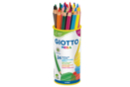 Maxi crayons de couleur GIOTTO Méga -  24 crayons - Crayons de couleurs 04432 - 10doigts.fr