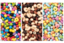 Grosses perles en bois vernis, couleurs vives, pastel et naturelles - 3 sets : 750 perles - Perles Bois 55592 - 10doigts.fr