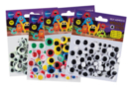 PROMO : maxi lot d'yeux mobiles adhésifs - 400 pcs - Yeux mobiles 59387 - 10doigts.fr