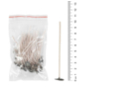 Mèches à bougies avec base, Longueur 10 cm, embase métal - 50 pièces - Mèches et Accessoires Bougies 44012 - 10doigts.fr