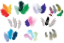 Méga Pack de plumes - 10 sachets de 50 plumes (soit 500 plumes) - Plumes décoratives - 10doigts.fr