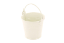 Mini seau en métal blanc cassé - Supports en Métal 11743 - 10doigts.fr