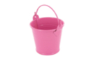 Mini seau en métal rose - Supports en Métal - 10doigts.fr