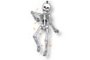 Mobile squelette articulé - Kits créatifs Halloween 29056 - 10doigts.fr