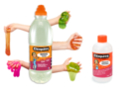 PROMO : Colle transparente Cléopâtre 1 litre + produit magique SLIME 250 ml - Colles spécifiques pour tous vos matériaux et supports 16529 - 10doigts.fr