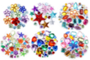 Pack Promo Strass assortis - 6 sets (1550 strass) - Strass - 10doigts.fr