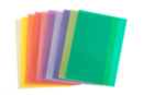 Papier calque A4 - 10 couleurs assorties, 115 gr/m²  - Papier calque, vitrail 61016 - 10doigts.fr