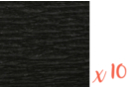 Papier crépon noir 2 m x 50 cm - Lot de 10 feuilles - Papier crépon 06039 - 10doigts.fr