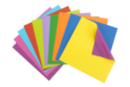 Papier origami bicolore, couleurs vives 15 x 15 cm - 100 feuilles - Papiers Origami 59686 - 10doigts.fr