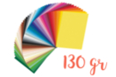 Papiers légers 130 gr/m² 25 x 35 cm - Packs 50 couleurs - Papiers couleurs 18183 - 10doigts.fr