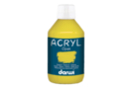 Peinture acrylique mate 250 ml - Jaune - Peinture acrylique mate 07954 - 10doigts.fr