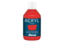 Peinture acrylique mate 250 ml - Rouge - Peinture acrylique mate - 10doigts.fr