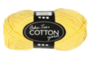 Pelote extra qualité 100% coton - jaune - Fils à tricoter - 10doigts.fr