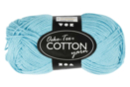 Pelote extra qualité 100% coton - turquoise - Tricot, Laine 44283 - 10doigts.fr