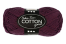 Pelote extra qualité 100% coton - violet - Tricot, Laine 44281 - 10doigts.fr