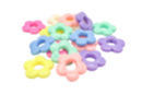 Perles acrylique fleurs pastel - 40 perles - Perles Acrylique 59730 - 10doigts.fr
