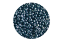 Perles de rocaille lumineuses 150 gr - Noir - Perles de rocaille 11165 - 10doigts.fr