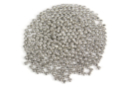 Perles rondes métallisées argentées - 1500 perles - Perles Plastique - 10doigts.fr