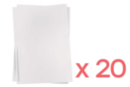 Plastique magique translucide - 20 feuilles - Feuilles plastique fou pour enfants – Loisirs créatifs et ludiques 01601 - 10doigts.fr