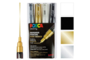 Marqueurs POSCA pointes extra-fines 1 mm PC1MC - Set de 4 - Marqueurs POSCA - 10doigts.fr