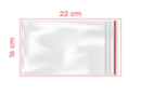 Pochettes zip 16 x 22 cm - 100 pièces - Plastique Transparent 04251 - 10doigts.fr