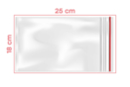 Pochettes zip 18 x 25 cm - 100 pièces - Plastique Transparent 04254 - 10doigts.fr