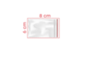 Pochettes zip 6 x 8 cm - 100 pièces - Plastique Transparent 04240 - 10doigts.fr