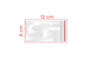 Pochettes zip 8 x 12 cm - 100 pièces - Plastique Transparent 04247 - 10doigts.fr