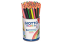 Crayons Giotto Colors 3.0 - Pot de 84 crayons - Crayons de couleur pour enfants : du premier gribouillage au dessin d'artiste 12677 - 10doigts.fr