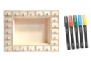PROMO - Calendrier de l'avent + 5 marqueurs peinture en cadeau - Calendriers de l'Avent 22962 - 10doigts.fr