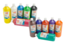 PROMO Gouache 1 litre : 12 flacons - Peinture gouache 10doigts : la qualité professionnelle pour les enfants 31117 - 10doigts.fr