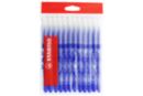 Recharge schoolpack STABILO power Bleu foncé - x 12 feutres  - Feutres pointes moyennes 37055 - 10doigts.fr