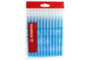 Recharge schoolpack STABILO power Bleu Clair - x 12 feutres  - Feutres pointes moyennes 37052 - 10doigts.fr
