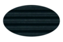 Carton  ondulé 50 x 70 cm noir - 1 rouleau - Carton ondulé 12242 - 10doigts.fr
