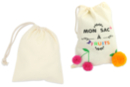 Sac coton 25 x 35 cm - Supports tissus 01861 - 10doigts.fr