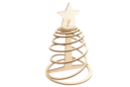 Sapin spirale en bois à monter - Supports de Noël en bois 52352 - 10doigts.fr