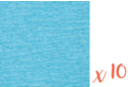 Papier crépon bleu 2 m x 50 cm - Lot de 10 feuilles - Papier crépon 41164 - 10doigts.fr