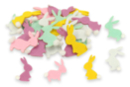 Stickers lapins en feutrine - 24 pièces - Stickers en Feutrine - 10doigts.fr