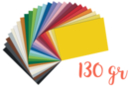 Papiers légers 130 gr/m² 25 x 35 cm - Packs 25 couleurs - Papiers couleurs - 10doigts.fr