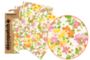 Papier Décopatch fleuris - 3 feuilles N°776 - Papiers Décopatch - 10doigts.fr