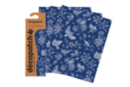 Papier Décopatch oiseaux bleus - 3 feuilles N°909 - Papiers Décopatch 57034 - 10doigts.fr
